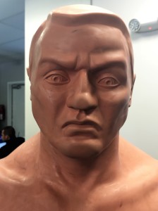 "Bob," the kick-boxing dummy at my gym. The face of America?