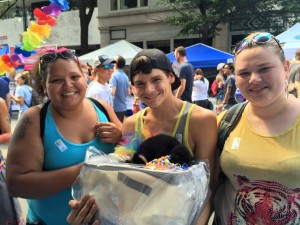 That little furball in the center is Chloe, a brand new Shepherd-mix puppy. Chloe's owners won a box full of dog-related prizes in Caldwell's raffle this weekend.