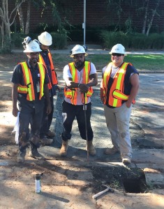 The city water crew who got us back in business just in time for the dinner Thursday at 6. Thanks, fellas.