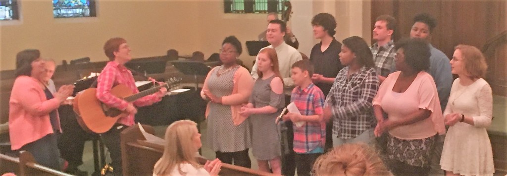 The Caldwell youth sang, prayed, preached and more on Sunday - all beautifully. What a gift!