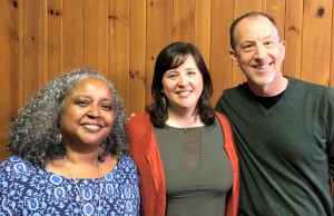 Welcome to our newest members (from left) Elena Sepulveda; April and Greg Meitus! Join them for newcomers lunch after worship Sunday.