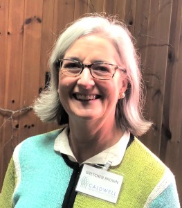 Meet our newest member, Gretchen Brown. Why not plan on attending the Newcomers Lunch after worship Sunday to meet her and spend time with other Caldwell folk?